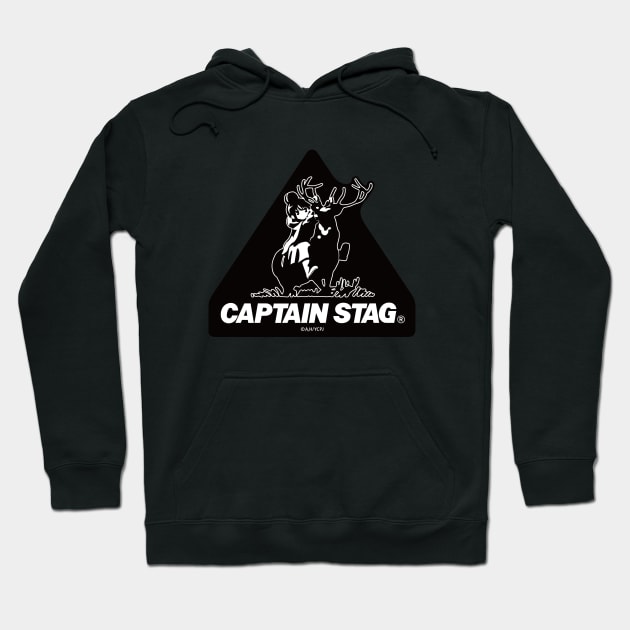 yurucamp X stag Hoodie by JamesCMarshall